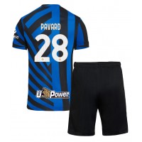 Inter Milan Benjamin Pavard #28 Hemmatröja Barn 2024-25 Kortärmad (+ Korta byxor)